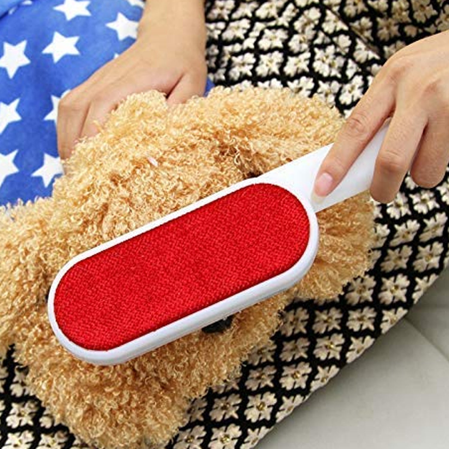6196 Pet Hair Remover Multi-purpose Double Sided Self-cleaning And Reusable Pet Fur Remover